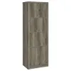 Coaster Fine Furniture 707726 Burke - 3-Shelf Engineered Wood Media Tower - Gray Driftwood