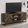 CoasterEssence 736052 Myles - 2 Door Engineered Wood TV Stand - Rustic Oak
