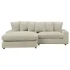 Coaster Fine Furniture 509899 Blaine - Reversible Upholstered Chaise Sectional Sofa - Sand