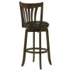 Coaster Fine Furniture 182509 Lambert - Wood Pub Height Swivel Bar Chair - Dark Cherry