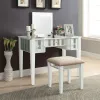 Furniture of America CM-DK6385WH-UPS3 Joyce - Vanity With Stool - White