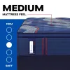 Tempur Sealy 53200532 Tempur Sealy 53200532 Posturepedic Elite - Brenham II Euro Pillow Top Medium Mattress - Split California King