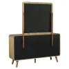 Coaster Fine Furniture 225093M Robyn - 6-Drawer Bedroom Dresser And Mirror - Light Ash