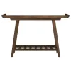 Coaster Fine Furniture 950415 Ornelas - Console Table With Slatted Shelf - Mango Brown