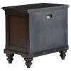 Coaster Fine Furniture 360341F-S5 Devon - 5 Piece Full Bedroom Set - Wine Red And Dark Oak