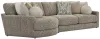 Jackson Furniture Industries 3145/73/92-28 Jackson Furniture Industries 3145/73/92-28 Turner - 2 Piece Sofa Cuddler With Left Side Facing Cuddler - Mushroom