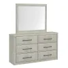 Liberty Furniture 522-BR-DM Modern Play - Dresser & Mirror - Natural White