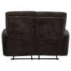 Coaster Fine Furniture 609572 Navarro - Chenille Upholstered Reclining Loveseat - Dark Brown