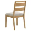 Coaster Fine Furniture 193652 Duncan - Ladder Back Dining Side Chair (Set of 2) - Washed Oak