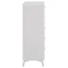 Coaster Fine Furniture 215795 Cassia - 5-Drawer Bedroom Chest Of Drawers - White High Gloss