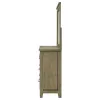 Coaster Fine Furniture 207533M Hazlewood - 6-Drawer Bedroom Dresser With Mirror - Vineyard Oak