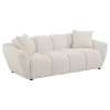 Coaster Fine Furniture 509301-S2 Destino - 2 Piece Chenille Splayed Arm Sofa Set - Greige