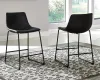 Ashley Furniture D372-624 Ashley Furniture D372-624 Centiar - Upholstered Barstool (Set of 2) - Black