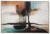 Ashley Furniture A8000337 Brunonia - Wall Art - Teal / Orange / Black