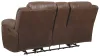 Ashley Furniture 3990496 Ashley Furniture 3990496 Stoneland - DBL REC PWR Loveseat w/Console - Chocolate