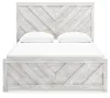 Ashley Furniture B3788B4 Cayboni - Queen Panel Bed - Whitewash