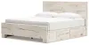 Ashley Furniture B2310B13 Ashley Furniture B2310B13 Lawroy - King Panel Bed With 2 Under Bed Storage Units - Light Natural
