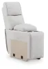 Ashley Furniture PC98802S14 Ashley Furniture PC98802S14 Social Pointe - 5-Piece Power Reclining Sectional With Storage Consoles And Armless Chair - Pearl / Ash