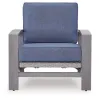 Ashley Furniture PCP418-820 Half Moon Beach - Spring Lounge Chair - Blue / Gray