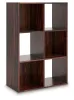 Ashley Furniture EA1055-3X2 Ashley Furniture EA1055-3X2 Glosmount - Six Cube Organizer - Cherry / Light Brown