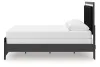Ashley Furniture PCB3380B6 Ashley Furniture PCB3380B6 Zuraleus - Queen Upholstered Panel Bed - Black
