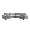 New Classic 27-U9148-3NP Dayne - 3 Piece Sleeper Sectional - Gray