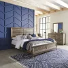 Liberty Furniture 384-BR-CPBDM Liberty Furniture 384-BR-CPBDM Ridgecrest - 3 Piece Bedroom Set (California King Panel Bed, Dresser & Mirror) - Cobblestone