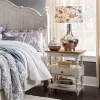 Liberty Furniture 652-BR62 Farmhouse Reimagined - 1 Drawer Nightstand - Antique White / Chestnut Tops