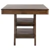 CoasterEssence 115208 Dewey - Rectangular Counter Height Dining Table - Walnut