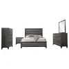 CoasterEveryday 212421KW-S5 Watson - 5 Piece California King Bedroom Set - Gray Oak