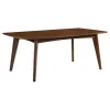 CoasterEssence 105351 Malone - Rectangular Wood Dining Table - Dark Walnut