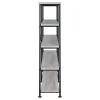 CoasterEveryday 801544 Analiese - 4-Shelf Double Bookshelf - Gray Driftwood