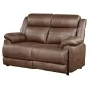 Coaster Fine Furniture 508282 Ellington - Upholstered Padded Arm Loveseat - Dark Brown