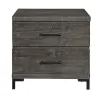 Samuel Lawrence Furniture S826-050 Austin - 2 Drawer Nightstand With USB - Dark Brown