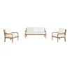 New Classic 60-841-3P Savannah - 3 Piece Set (Sofa & 2 Chairs) - White Linen