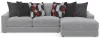 Jackson Furniture Industries 4045/63/76-28 Arlo - 2 Piece Oversized Sofa Chaise (RSF Chaise) - Oyster