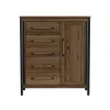 Intercon NC-BR-8005GC-HCK-C Norcross - Gentleman's Chest - Hickory