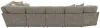 Jackson Furniture Industries 3145/73/59/31/92/28-28 Jackson Furniture Industries 3145/73/59/31/92/28-28 Turner - 5 Piece Sectional With LSF Cuddler With Cocktail Ottoman - Mushroom
