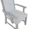 New Classic D2442-25 Fiona - Dining Arm Chair (Set of 2) - Mist Gray