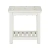 Liberty Furniture 142-OT1020 Backroads - End Table - Weathered White & Parchment Brown