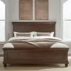 Liberty Furniture 589-BR-CPB Rustic Traditions - California King Panel Bed - Rustic Cherry