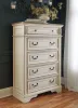 Ashley Furniture B743-46 Realyn - Five Drawer Chest - White / Brown / Beige