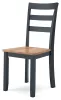 Ashley Furniture D399-01 Ashley Furniture D399-01 Gesthaven - Dining Room Side Chair (Set of 2) - Natural / Blue