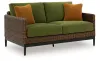 Ashley Furniture P572/835/821(2)/814/701/706 Horizon Hall - 6 Pc. - Lounge Set With Loveseat - Brown / Green
