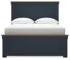 Ashley Furniture B414B3 Ashley Furniture B414B3 Landocken - Full Panel Bed - Brown / Blue