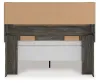 Ashley Furniture B4480B3 Ashley Furniture B4480B3 Frandern - Full Bookcase Panel Bed - Gray