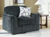 Ashley Furniture 9810523 Ashley Furniture 9810523 Midnight-Madness - Chair And A Half - Gunmetal