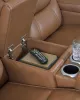 Ashley Furniture PCU1160018A Ashley Furniture PCU1160018A Knightington - Power Reclining Loveseat With Audio Console - Caramel
