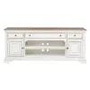 Liberty Furniture 244-TV70 Magnolia Manor - Entertainment TV Stand - Antique White