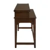Liberty Furniture 316-OT-4PCS Aspen Skies - 4 Piece Console Set (1 Console 3 Stools) - Russet Brown